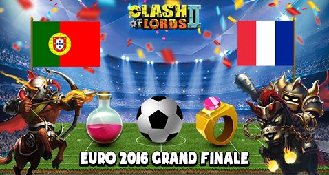 The Final of #Euro2016 is here. Who will win, #France or #Portugal??