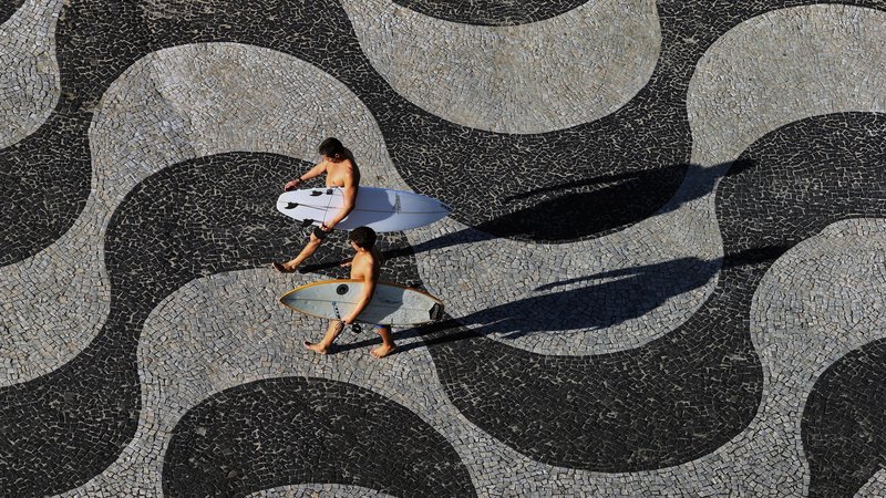 SmithsonianMag's tweet photo. #RioFact 9: The city put QR codes in its mosaic sidewalks. #2016Olympics https://t.co/BGLTFbFQaY https://t.co/AuiB26WYjE