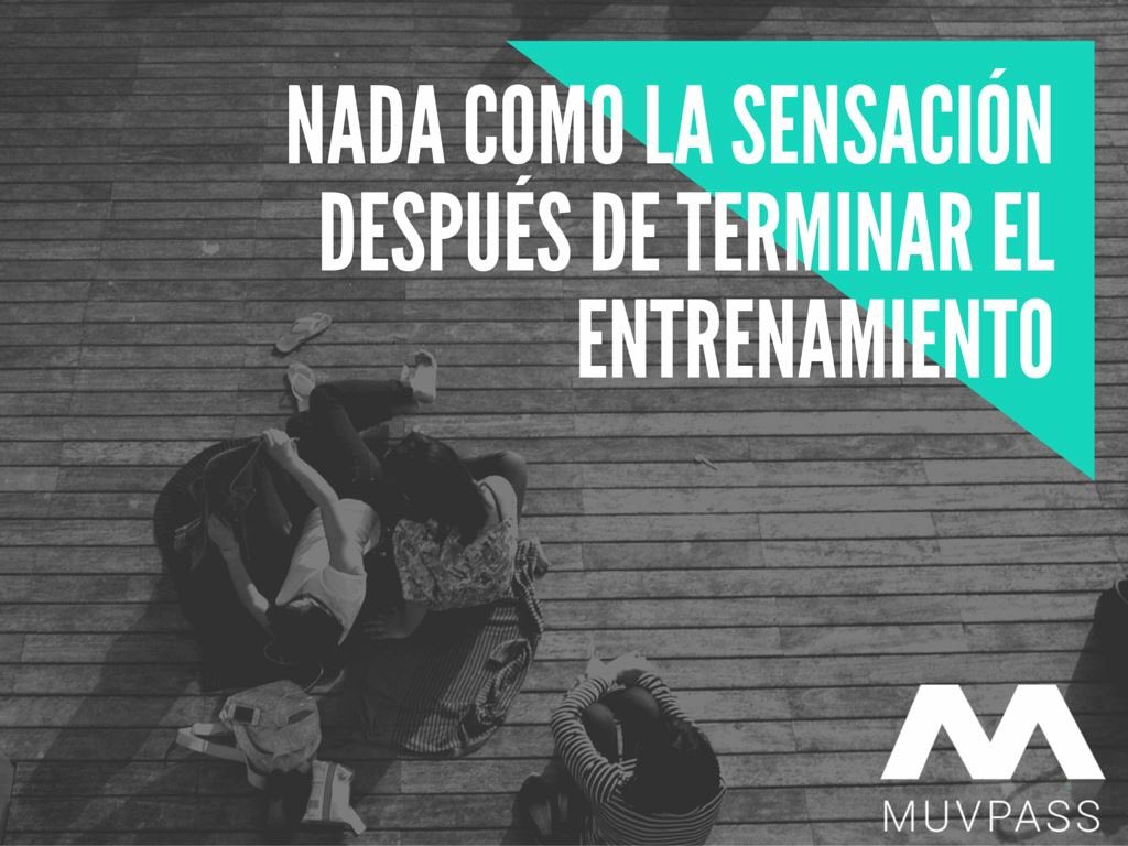 Liberar endorfinas nos hace feliz. Ya agendaste tus próximos entrenamientos? 😊