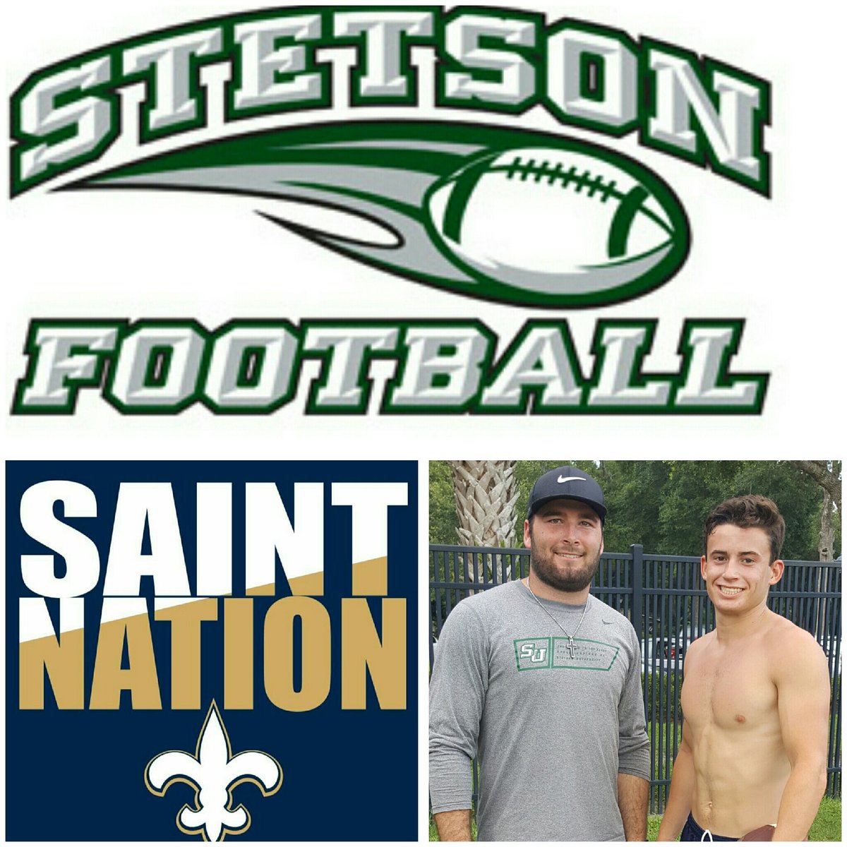 HeeBooStan's tweet photo. Excited to announce that I've received an offer to play football at Stetson University #hatters https://t.co/R3H1wKaMRa