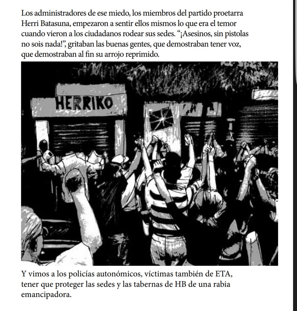 SanRGalafate's tweet photo. "Asesinos, sin pistolas no sois nada!"el pueblo vasco se rebeló contra ETA tras el secuestro de Miguel Angel Blanco. https://t.co/jzB89qLTv2