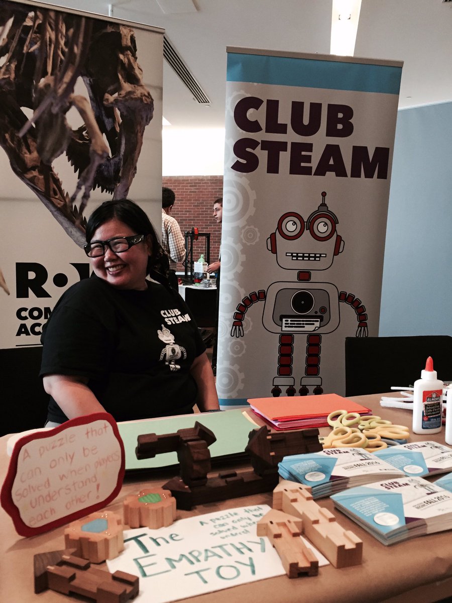MarianneMader's tweet photo. Hands on fun with ROM #ClubSTEAM AT @MakerFestivalTO https://t.co/7nsZlwFV9u