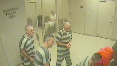 KTLA's tweet photo. Video: Texas inmates break out cell to help jailer who suffered apparent heart attack https://t.co/ZldRpiT4vM https://t.co/VuZXXQO6Zl
