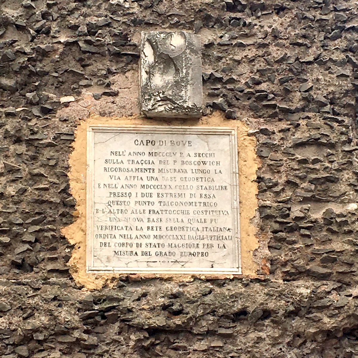 ArcheoArte3DLab's tweet photo. Appia antica: alle origini della rete geodetica italiana...ed è subito #ArcheoFOSS + #GFOSS! #MAppiaM #farOpen https://t.co/EZIEUEdhRX