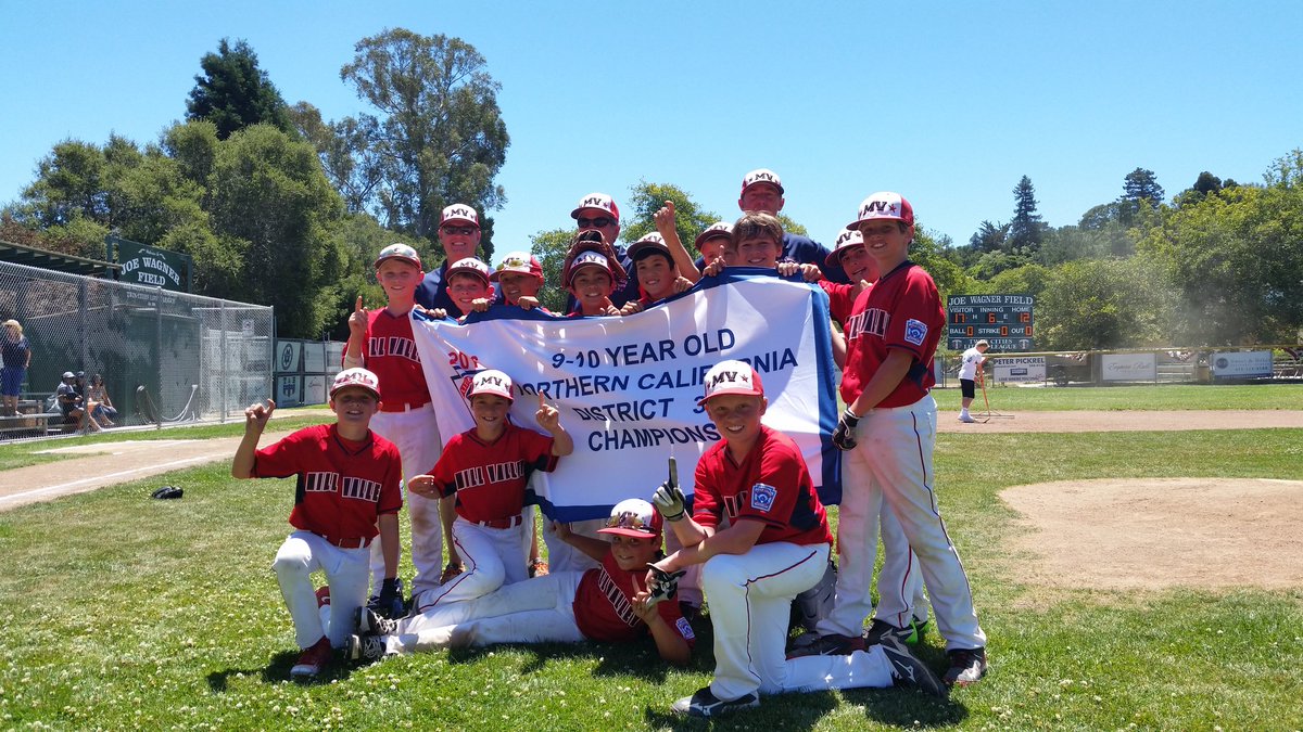 94941Baseball's tweet photo. They did it! Mill Valley 17, Ross Valley 12. 10 year old District 3 champs! https://t.co/cMCa4BQiqS