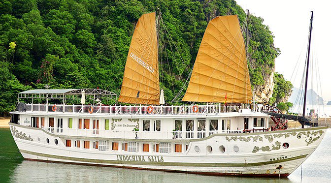 Wanderluststory's tweet image. Luxurious Halong Bay Indochina Sails Junk Cruise 3 Days/2 Nights wanderluststorytellers.com.au/indochina-sail…