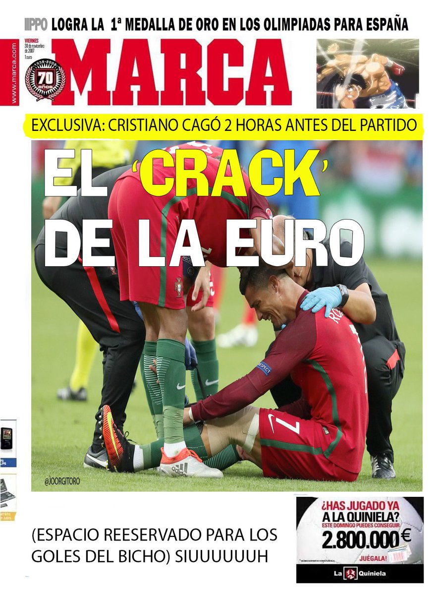 Joorgitoro's tweet photo. Cuando se lesionó Messi hicisteis gracias, aquí os dejo mi propuesta para mañana, @marca https://t.co/Xq1HpZEJ0W