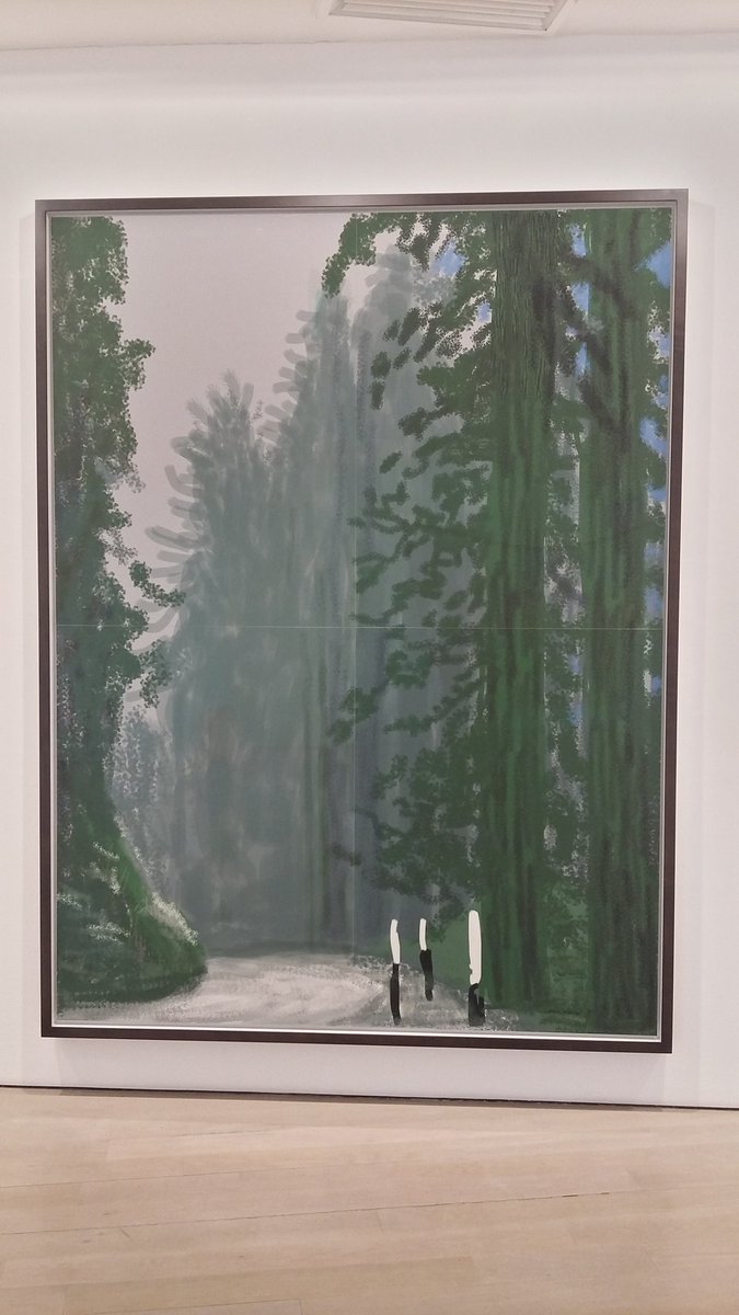 SchutzGabriela's tweet image. This was my favourite #iPad #drawing by #DavidHockney in his #exhibition @annelyjuda