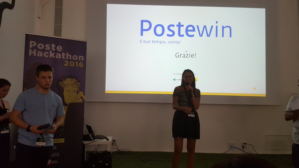 EmilianoVernini's tweet photo. Passione e capacità..sono i ragazzi di #PosteHackathon @PosteNews @TalentGardenit Bravi!!!!!! https://t.co/8SchWHcvb3