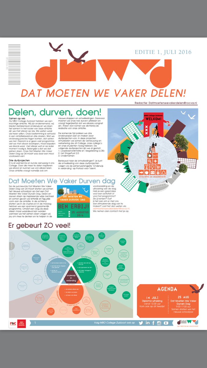 StudentenraadZO's tweet photo. @aguitacoco @Patta_NL @favelastreet @IZIsolutions @Youngworks @MBOZuidoost #dmwvd #krant "onderwijs maken we samen" https://t.co/E2rYyW2nlK