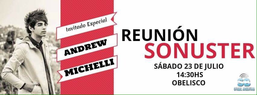 SonusBandOfARG's tweet photo. CONFIRMADO: Este 23 de julio los esperamos a todos en una nueva #ReunionSonuster
Invitado especial @AndrewMichelli https://t.co/np1tYRtqPP
