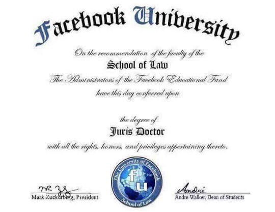 When everyone on social media is suddenly a legal expert.