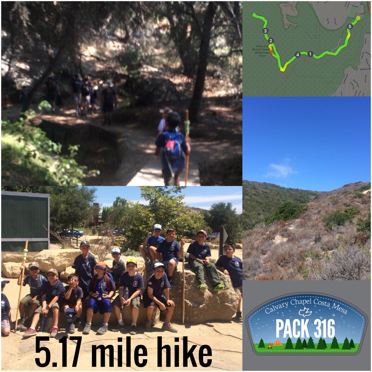 CCCMpack316's tweet photo. Our #CubScouts hiked 5.17 miles in Aliso &amp; Woods Canyons Wilderness Park to Dripping Cave yesterday! https://t.co/juLMdDJpjO