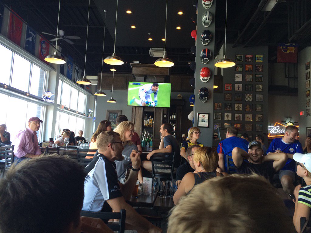 finleyda4's tweet photo. Watching #Euro2016Final at Lefty's on Greenwood in Tuksa, OK https://t.co/Pbx47S03wn