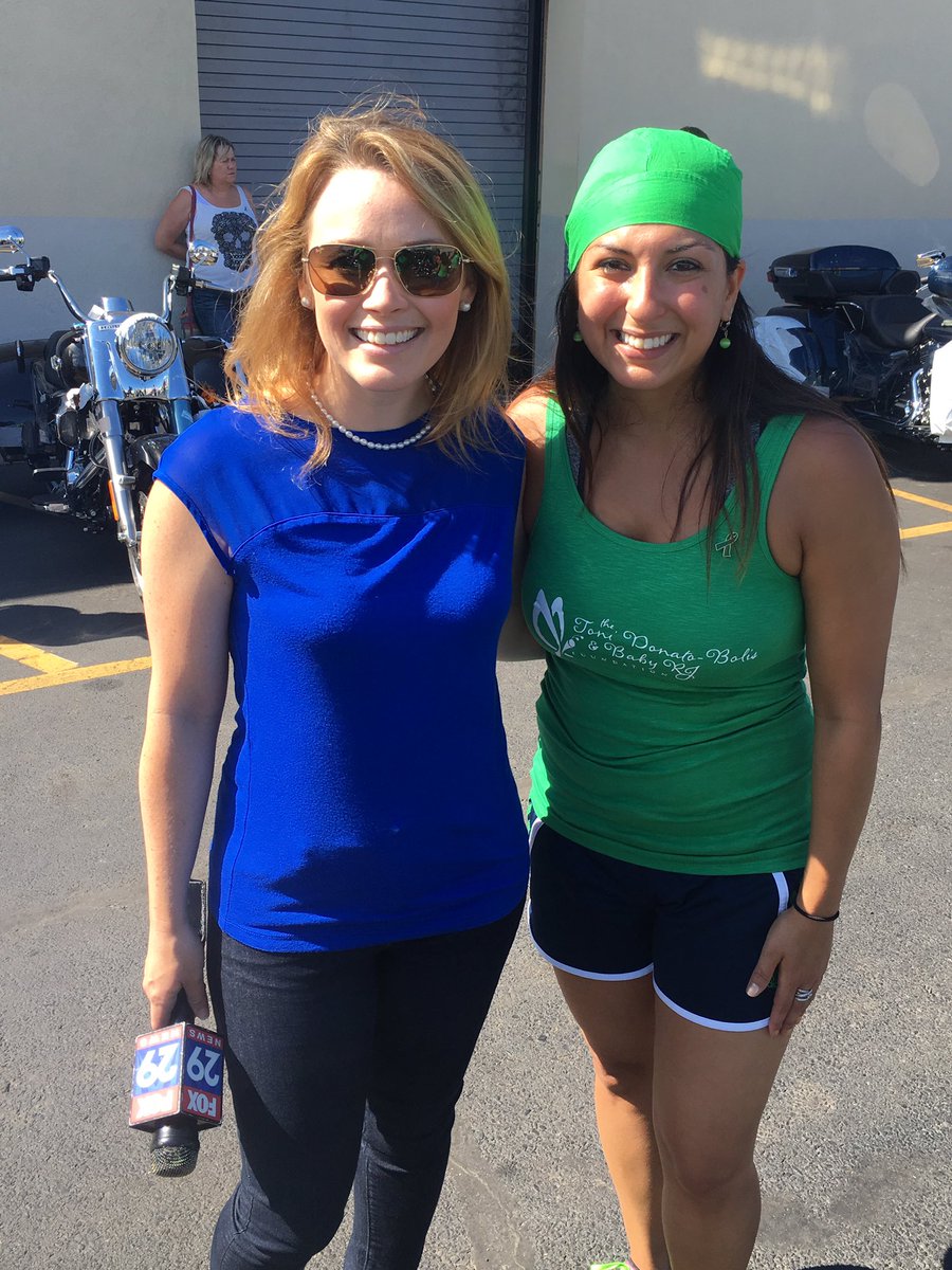 ToniAndRJ's tweet photo. Thanks to @JenniJoyceTV for coming out to our 6th Annual Bike Run today! We loved having you!!! https://t.co/qmqAyKwNAO