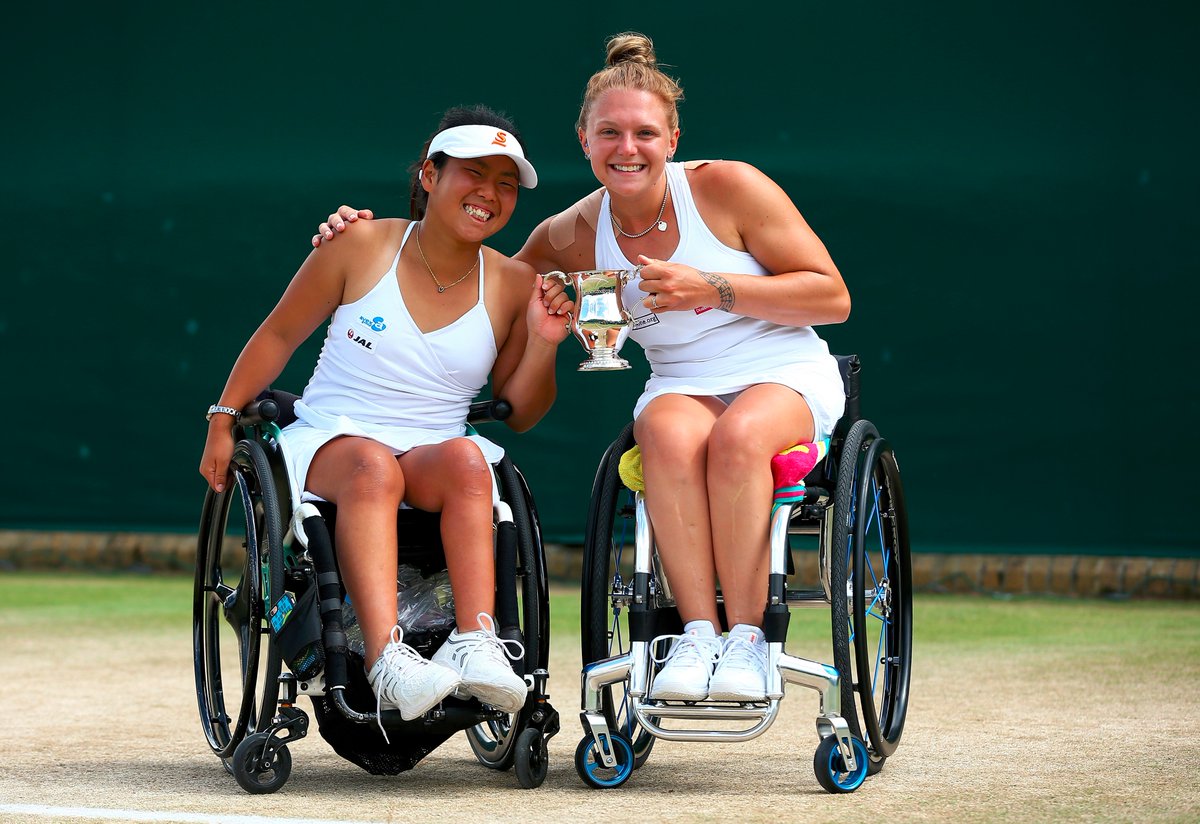 the_LTA's tweet photo. What a day for British Tennis! #Wimbledon #BackTheBrits #HistoryMakers https://t.co/wcmRU2JSrD