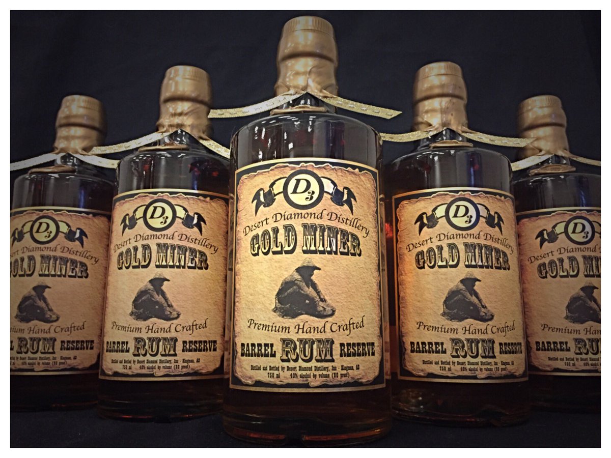 Arizona's first 5 year barrel aged rum is bottled and available for purchase! #azspirits #barrelagedrum #5years