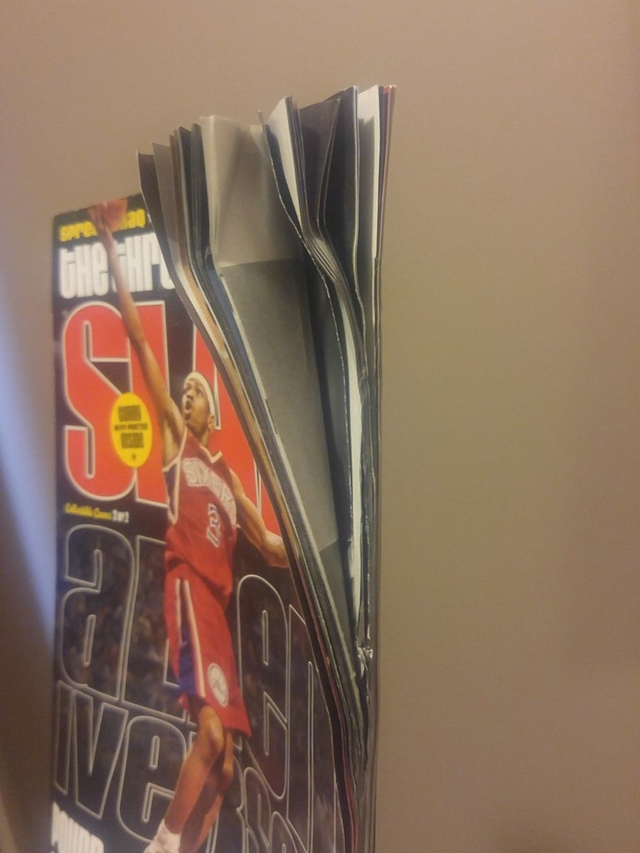 TheRedMomba's tweet photo. Hey @SLAMonline.damn postman ruined my no.200 with my fav player of all time on the cover.any chance on a new issue? https://t.co/gZPyuV7ZZZ