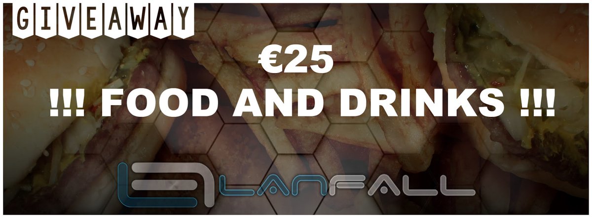 lanfall's tweet image. 25€ free catering budget for one of the first 50 ticket-buyers! lanfall.be/tickets #lanparty #giveaway