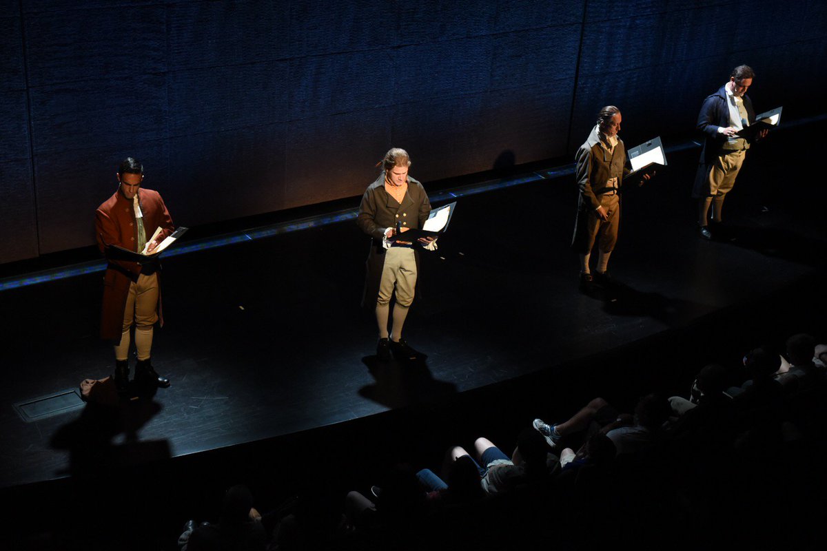 NYHistory's tweet photo. On the eve of the duel between Hamilton &amp; Burr, their infamous meeting was recreated by American Historical Theatre. https://t.co/oXyF1LGNoE