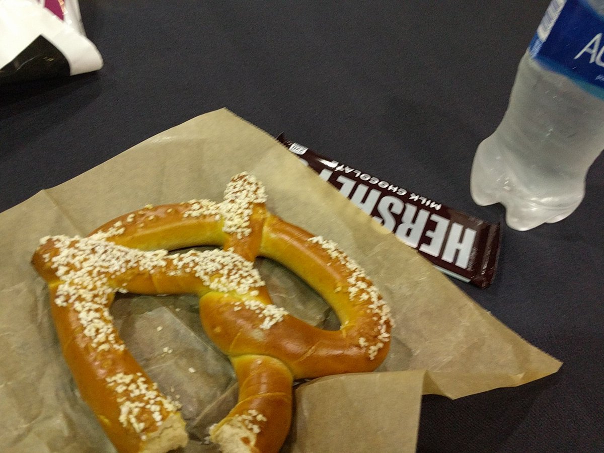 happybrainz's tweet photo. Today happy learns that salty pretzel is salty! #hadtobesure https://t.co/EoZpyCRQ5z
