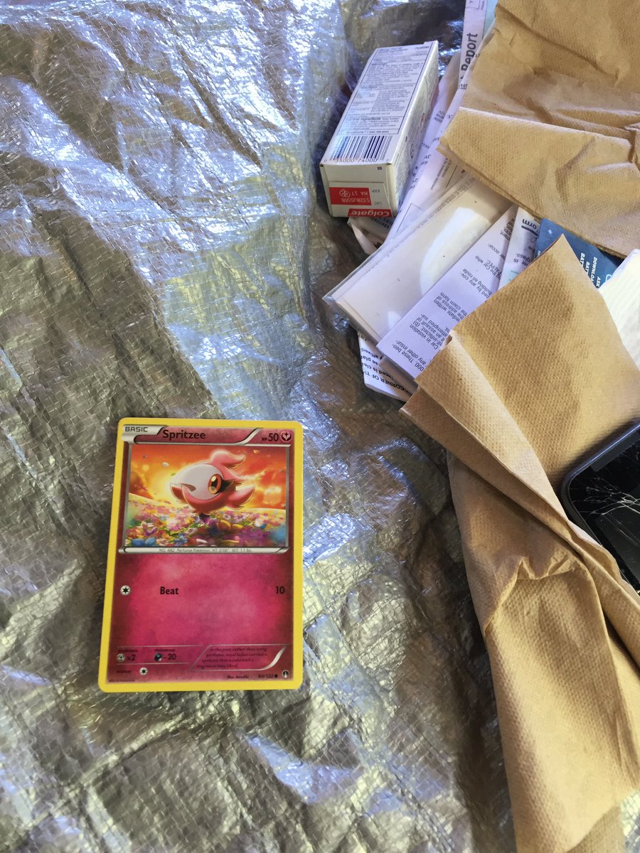 takemyfunny's tweet photo. Addicted to #pokemongo, but servers down Had me runnin around the crib takin pics of random #pokemon cards I found https://t.co/yjlRHmRtyR