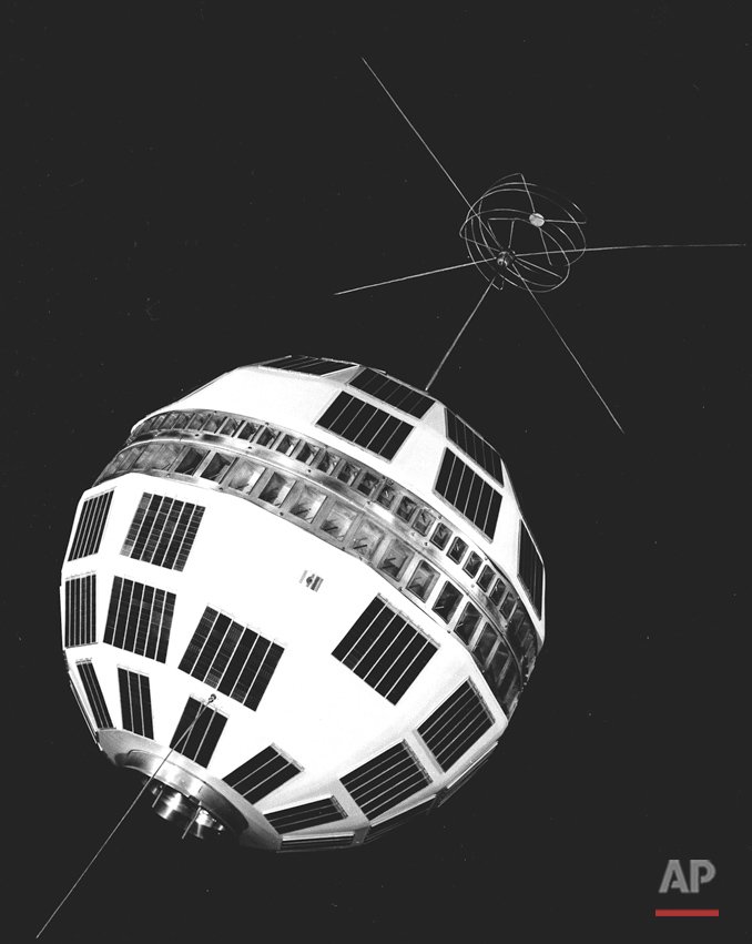 #otd in 1962, the telstar 1 communications satellite was launched by ...