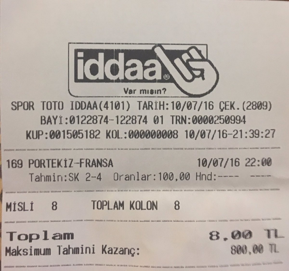 iddaaarena's tweet photo. #EURO2016 #Euro2016Digiturkte #Euro2016Final #Nani #iddaa #iddaakupon #finalbets #finaleeuro2016 https://t.co/6O5r5H9ig3