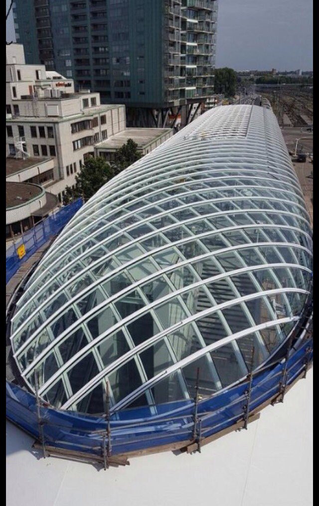 Montage kap is gereed. #HSE #ZJA <a href="/ProRail/">ProRail</a> <a href="/BrakelAtmos/">KingspanLightandAirNL</a> <a href="/GemeenteDenHaag/">Gemeente Den Haag</a> <a href="/vdbee/">Hans v.d. Bersselaar</a> @BAMInfra_nl