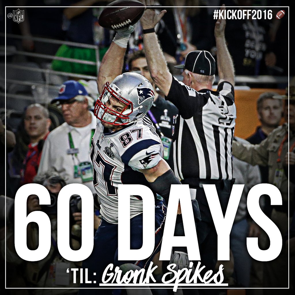 NFL's tweet photo. 60 Days... #Kickoff2016 https://t.co/iVdqAyGNNB