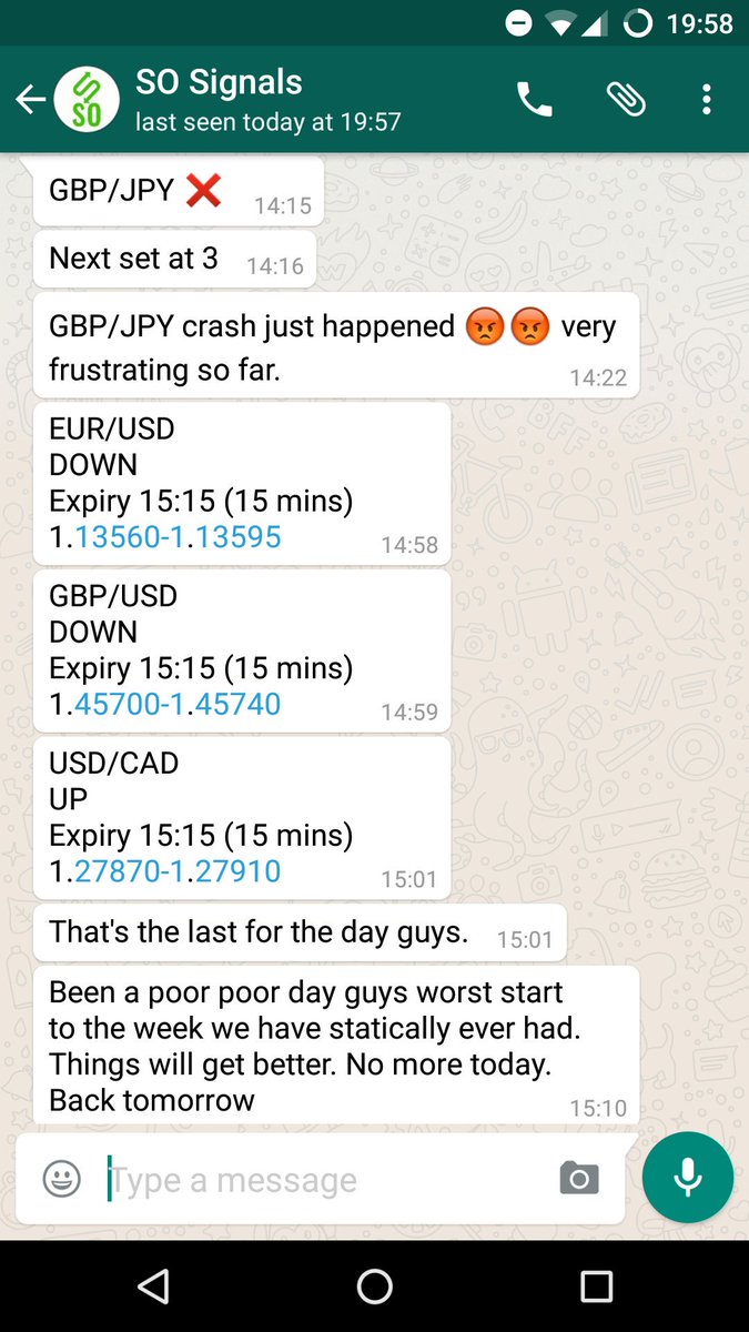 SoFinance_Scam's tweet photo. These are the screenshots they don't show, 4 signals and 4 loses in the space of a hour - meaning loses of £110+ https://t.co/3TQbg3Kwkr
