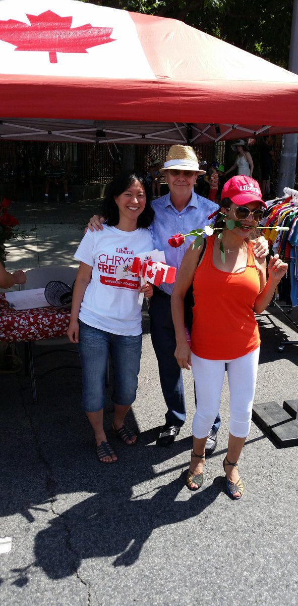 tc_shaun's tweet photo. Isabel is teaching us some salsa moves at #LiberalBooth #SalsaOnStClair #Toronto @Carolyn_Bennett @cafreeland https://t.co/fAY3TOfH4V