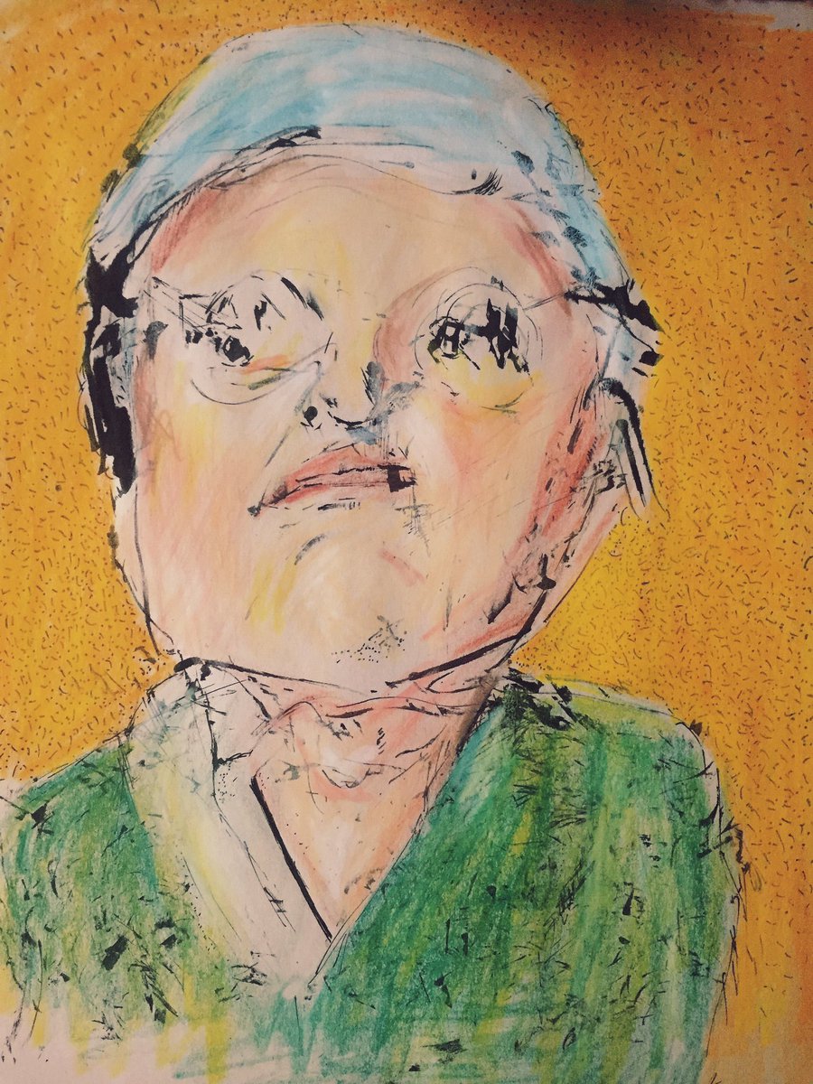 EventsYangArt's tweet image. Happy belated birthday #DavidHockney #HockneyPortraits @royalacademy @GettyMuseum