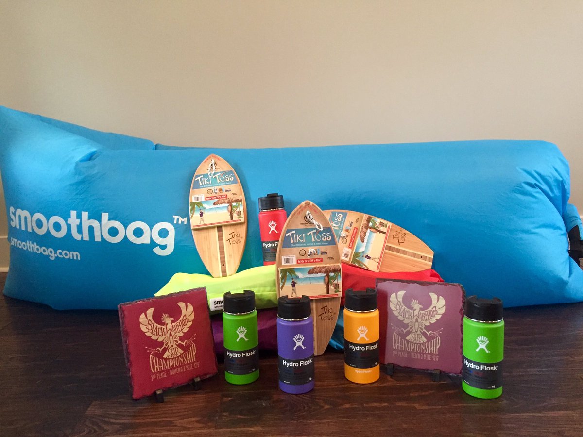 See what racing on the surface of the sun can get you? Really cool prizes and trophies. #blackwarriorsupchampionship