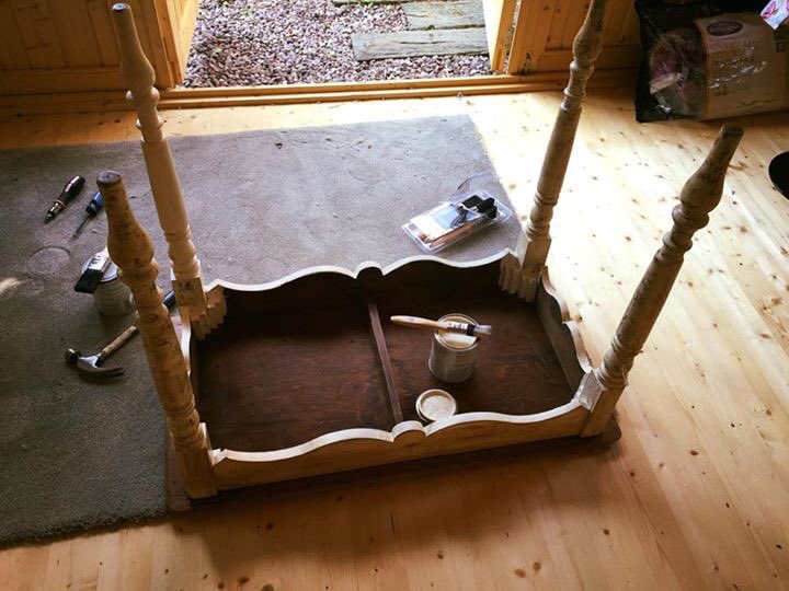 defunct2funk's tweet image. Upcycled dressing table. What do you think? #Sheffieldissuper