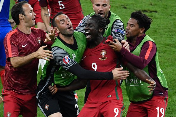 brfootball's tweet photo. #ThatMomentWhen your first ever competitive international goal comes in the #Euro2016Final #Eder https://t.co/Fe6sLYMyqV