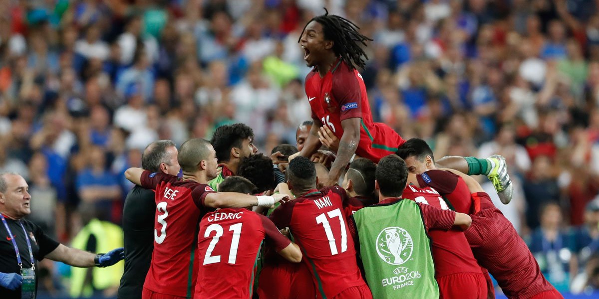 Betfair's tweet photo. PORTUGAL are #EURO2016 Champions! https://t.co/pUvICsvynn