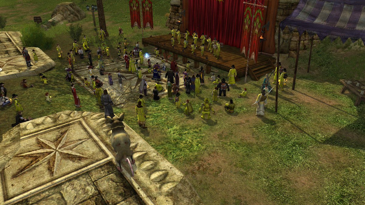 JessieDupont91's tweet photo. And so, all things must come to an end - but your memory will always be with us! #YellowForTinki #lotro https://t.co/Q7t4RbeJa5