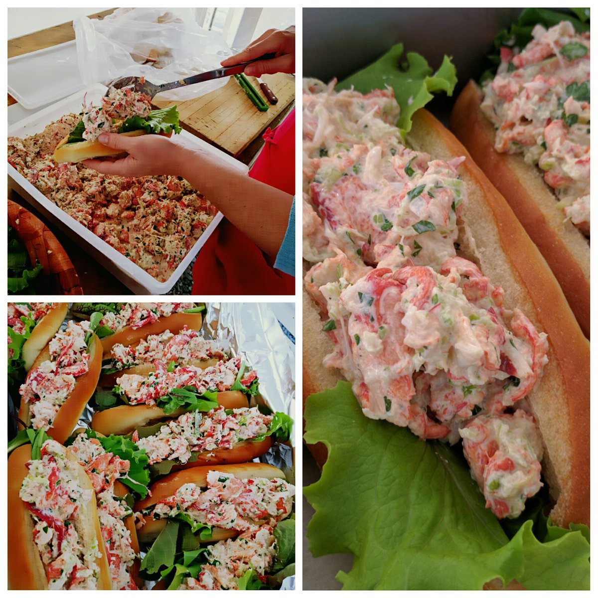VineyardCupMVY's tweet photo. Local lobster rolls are on tonight's #VineyardCup menu :) https://t.co/r3xVUh4I7F