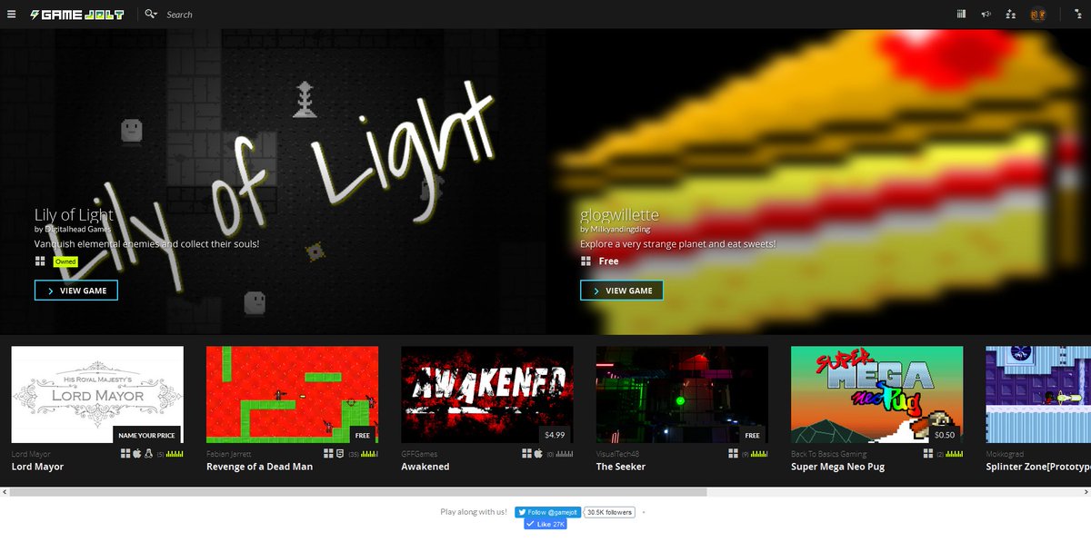DigitalheadGame's tweet image. How do you like that? My game's on the front page of @gamejolt! Thanks for the love!