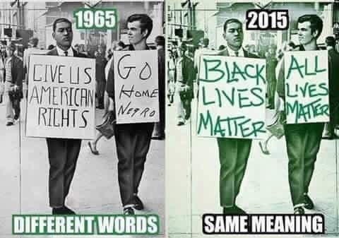 BoogieBrewess's tweet photo. Why we say #BlackLivesMatter and not #AllLivesMatter
Because we aren't stupid. We've dealt with you people before.😒 https://t.co/8jg8HNVdqv