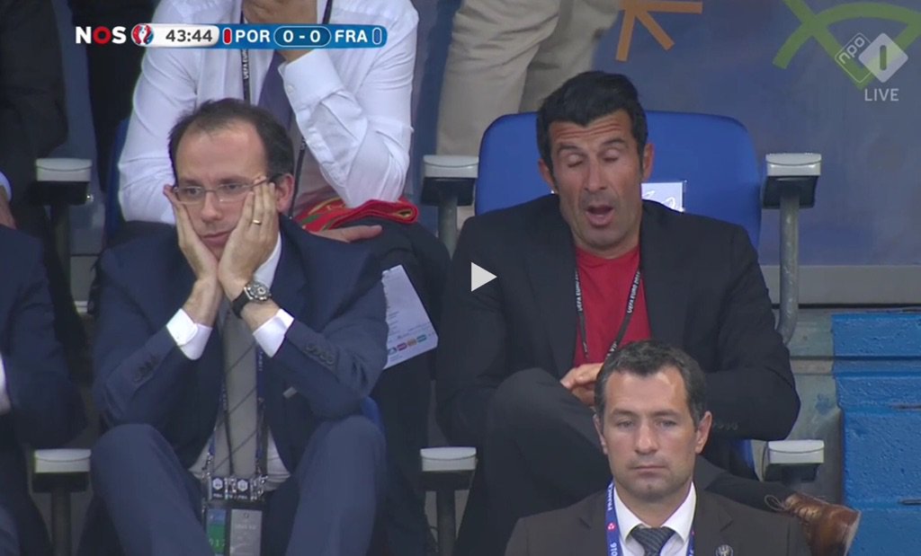 Luis Figo: without Cristiano Ronald it's a boring match #PORFRA