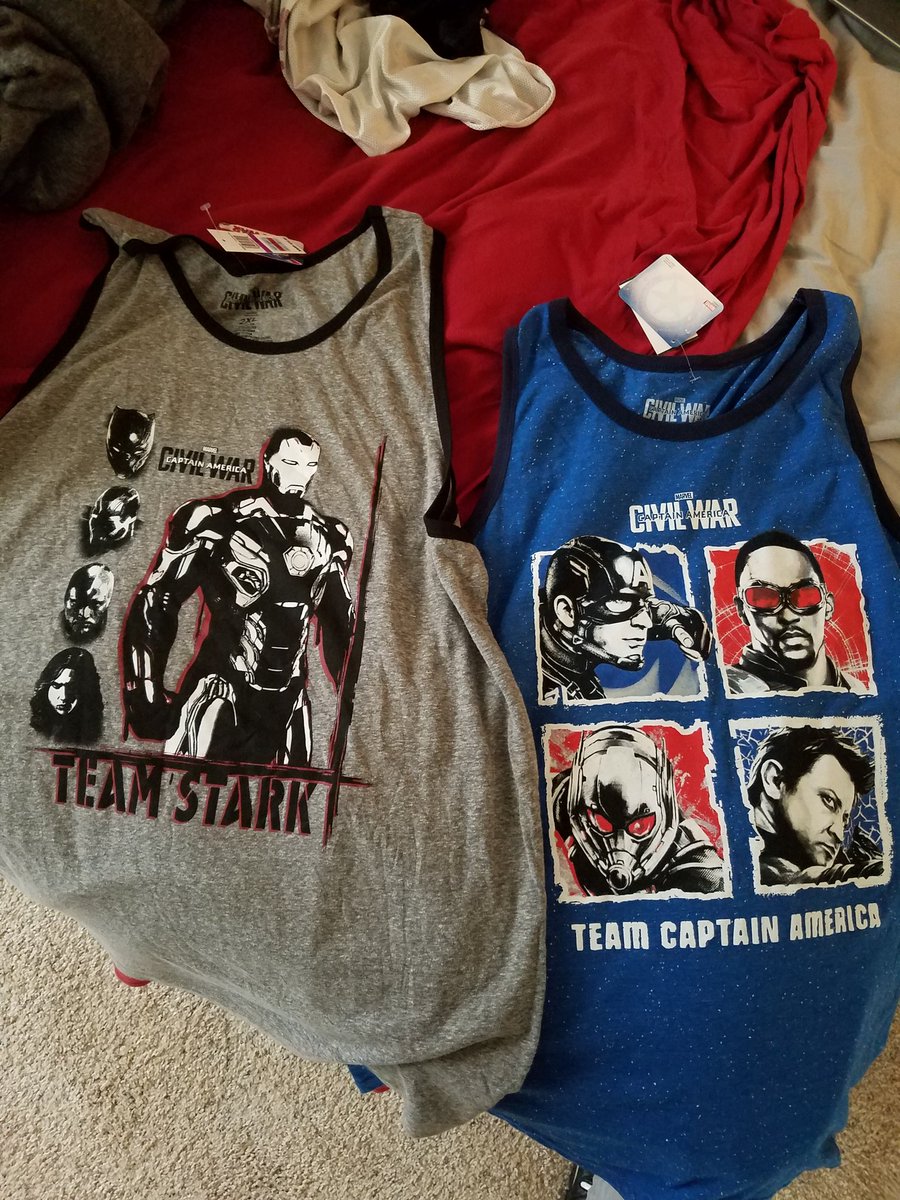 Lancestipher's tweet photo. I play the fence, I can't be trusted
#TeamCaptainAmerica
#TeamIronMan
#Blerd
#BlackGuyNerds https://t.co/iBB0irV4iB