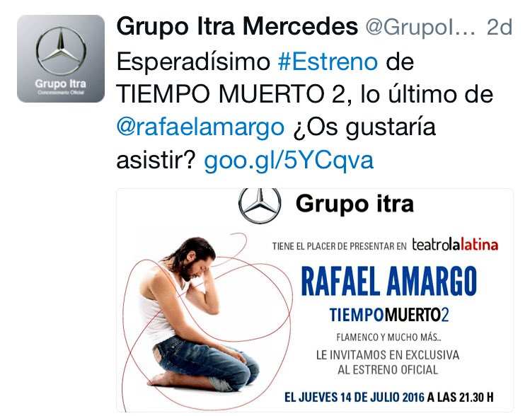 Ir a mi teatro la latina en mi SMART full equipe 4 plazas es llegar como un artista tiene hacerlo 😘 GRUPO ITRA ♥️