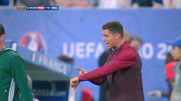 Great Minds Share Similar Views🙌<a href="/Cristiano/">Cristiano Ronaldo</a> #SAF #MUFC #POR #Euro2016Final