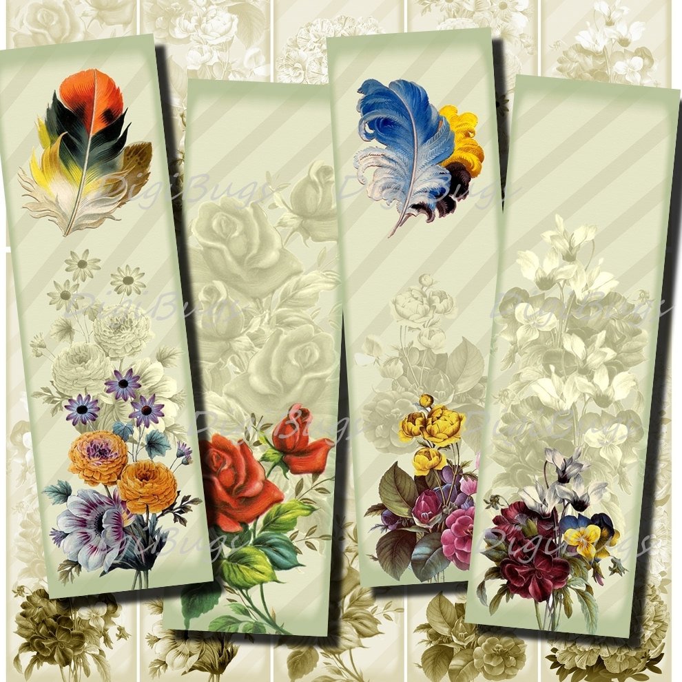 CraftyBugs7's tweet photo. Printable Bookmarks - Romantic Flowers with Feathers - Colorful Vi… https://t.co/nDKn3dJUoT #Etsy #PrintableBookmark https://t.co/uvOuOak73H
