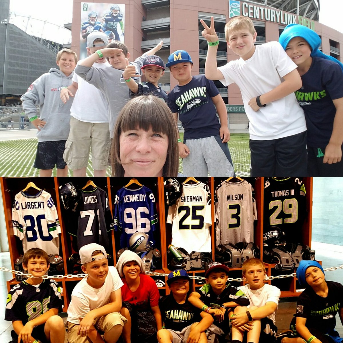 BrittaniArd's tweet image. @Seahawks Family Day!!!  #GoHawks #12 #football #holycraptheseboysareexhausting 
#legionofboom