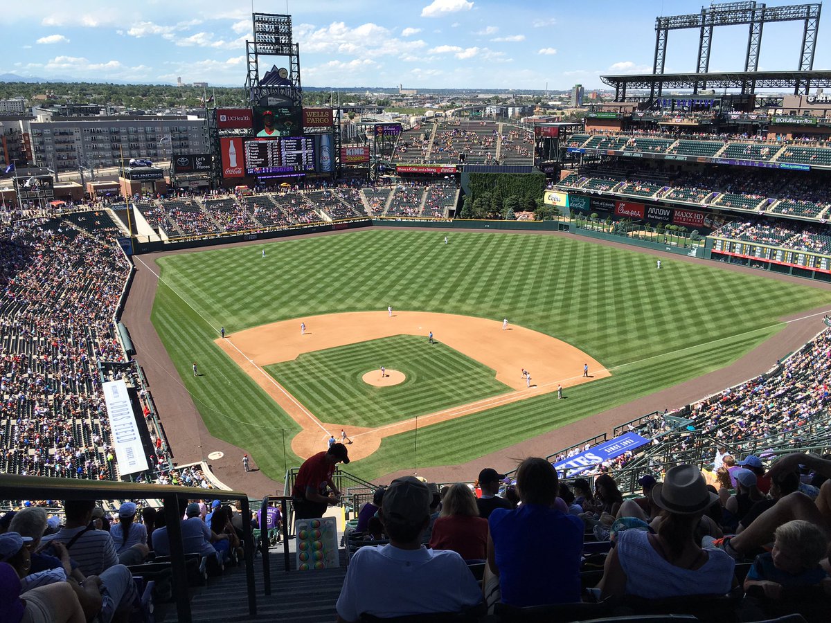 Coors Field Seating Chart View