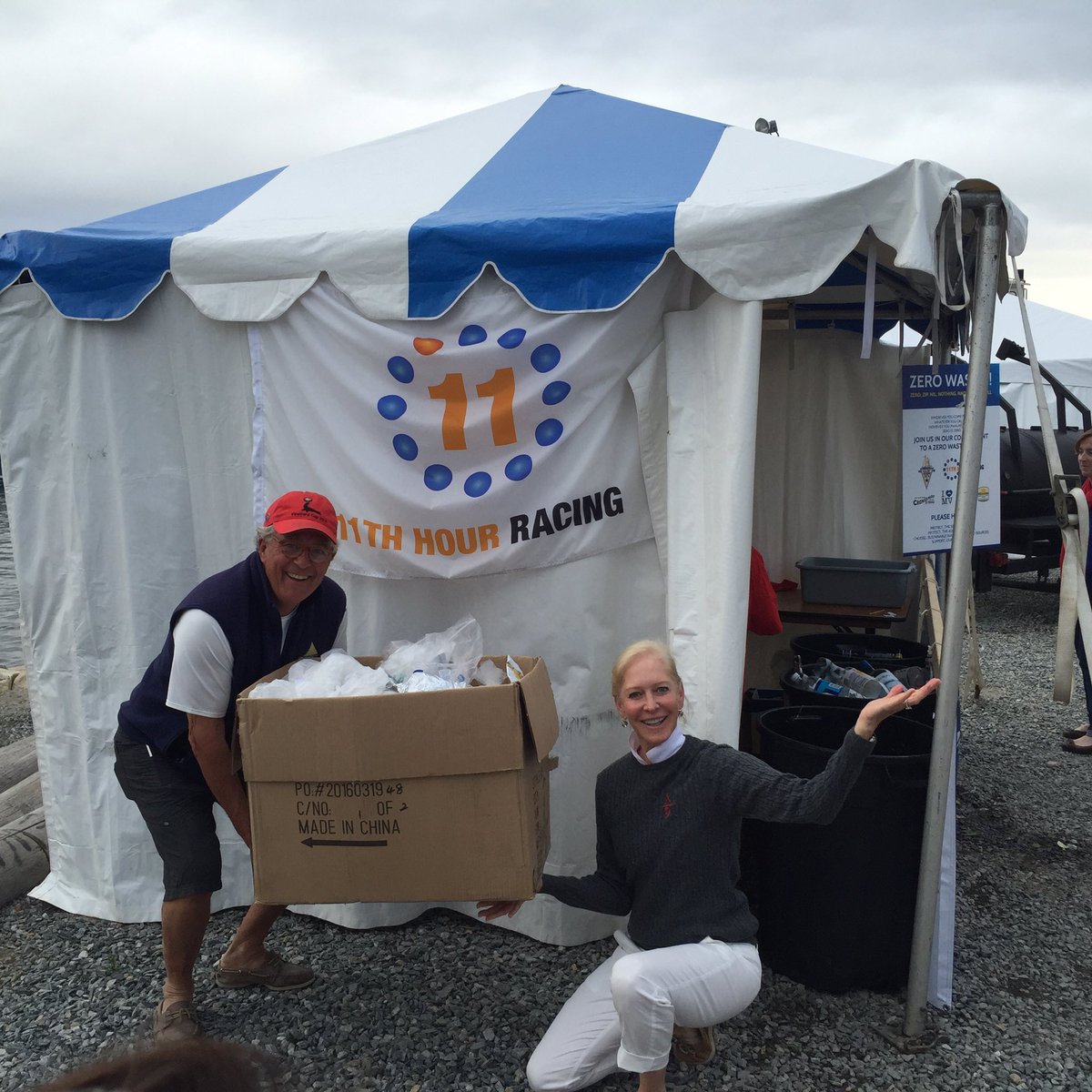 VineyardCupMVY's tweet photo. This is it! All the #trash from the entire #VineyardCup over 1000 Sailors @11thHourRacing @wenschmidt https://t.co/JRYE5a6AcZ
