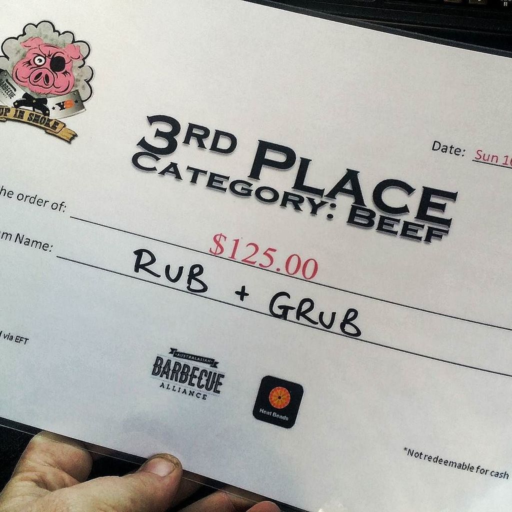 🏆we placed 3rd for #beef #brisket at our very #first #bbqcomp the <a href="/uisbbqcomp/">Up In Smoke BBQ Comp</a> at @adlbeerf… ift.tt/2a0zkK3